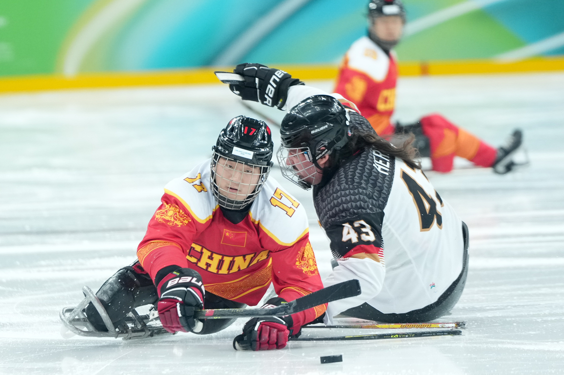 (SP)ITALY-MILAN-PARALYMPIC WINTER GAMES-PARA ICE HOCKEY-CHINA VS GERMANY