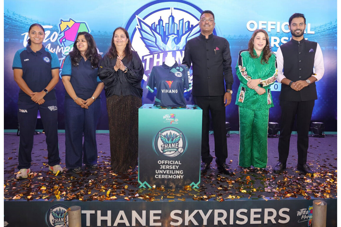 WT20 Women's League: Thane Skyrisers Jersey Unveiled by Maharashtra Transport Minister Pratap Sarnaik