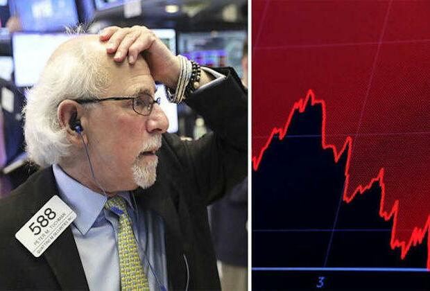 World stocks in turmoil, Dow Jones drops 1,034 points