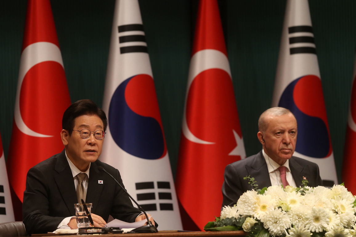 TRKIYE-ANKARA-SOUTH KOREAN PRESIDENT-VISIT