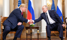 Donald Trump and Vladimir Putin meet in 2018