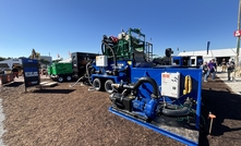 The new American Augers M150D fluid cleaning system offers maximum productivity in a compact package