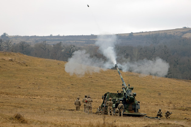 ROMANIA-CINCU-MILITARY EXERCISE