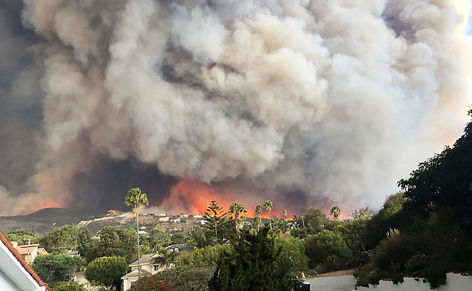 The 2018 Woolsey wildfire in California burned 96,949 acres of land, destroyed 1,643 structures, killed three people, and prompted the evacuation of more than 295,000 people | Credit: iStock