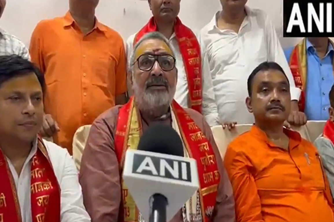 "NDA will form govt in Bihar under leadership of Nitish Kumar...": Union Minister Giriraj Singh