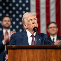"When I get out of office in 8-9 years from now...": Trump jokes about two more terms in White House