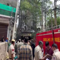 Fire breaks out at hotel in Delhi's Humayunpur, brought under control