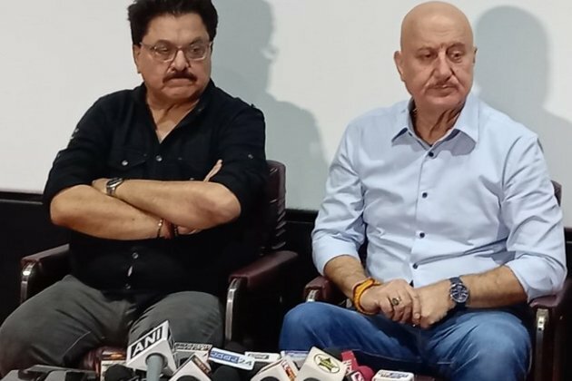 Exodus Day: Anupam Kher attends screening of Ashoke Pandit's documentary 'Kashmiri Pandito Ka Narsanghar'