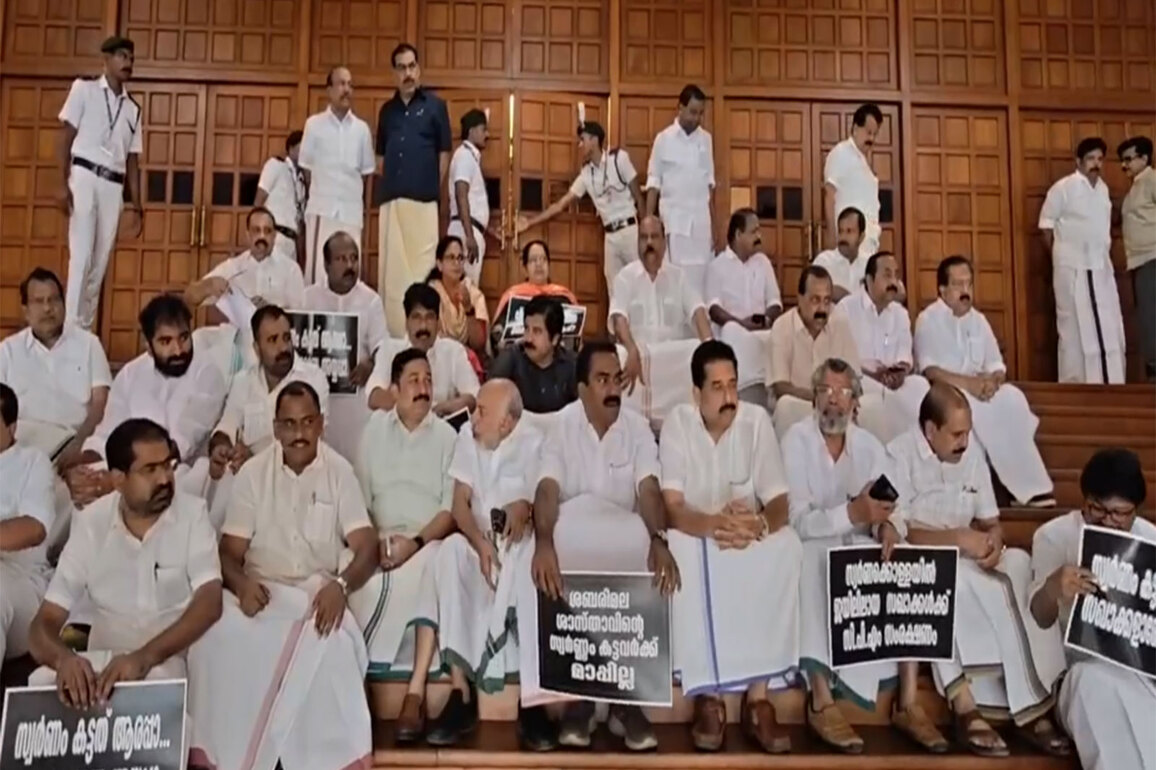 Kerala: Opposition demands Devaswom minister's resignation over Sabarimala gold theft; Assembly Satyagraha enters day two