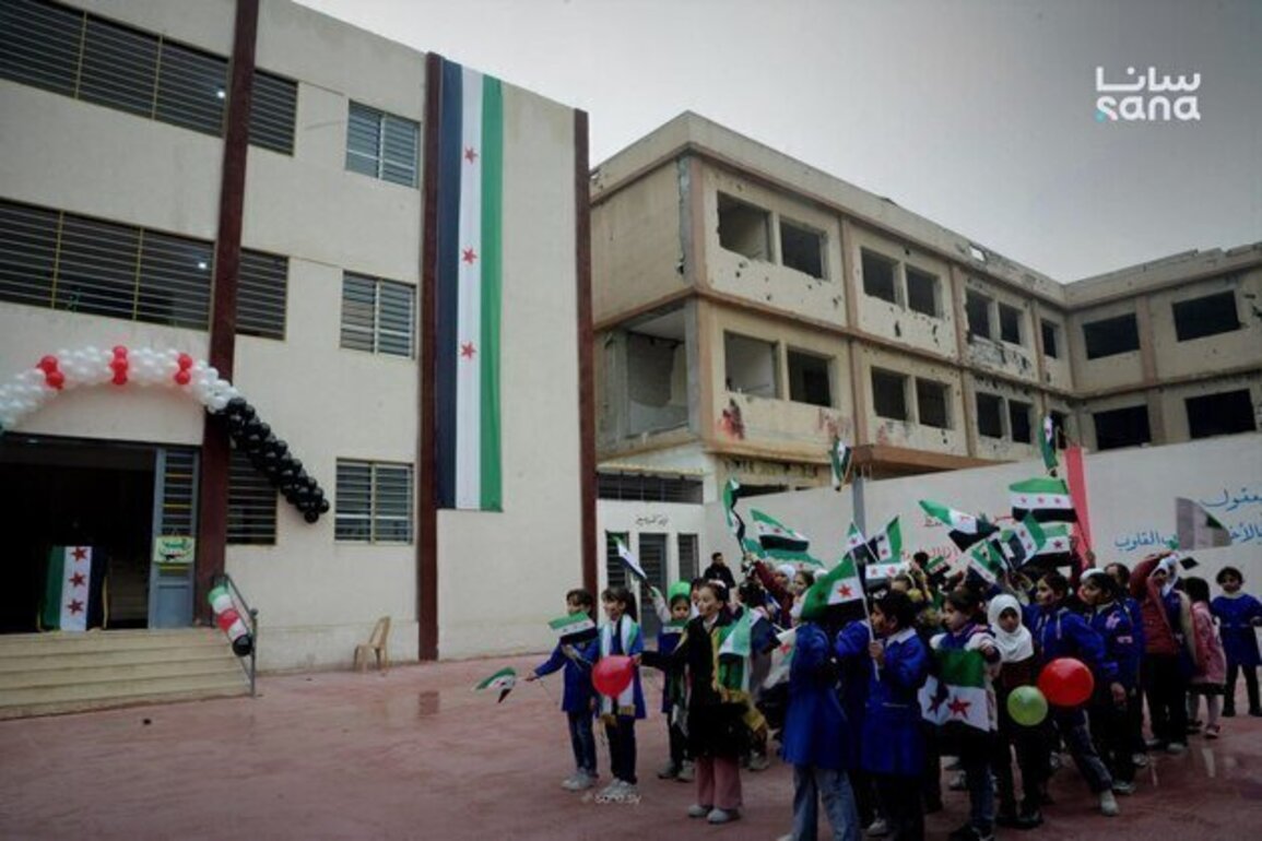 Syria rebuilds schools, expands digital education
