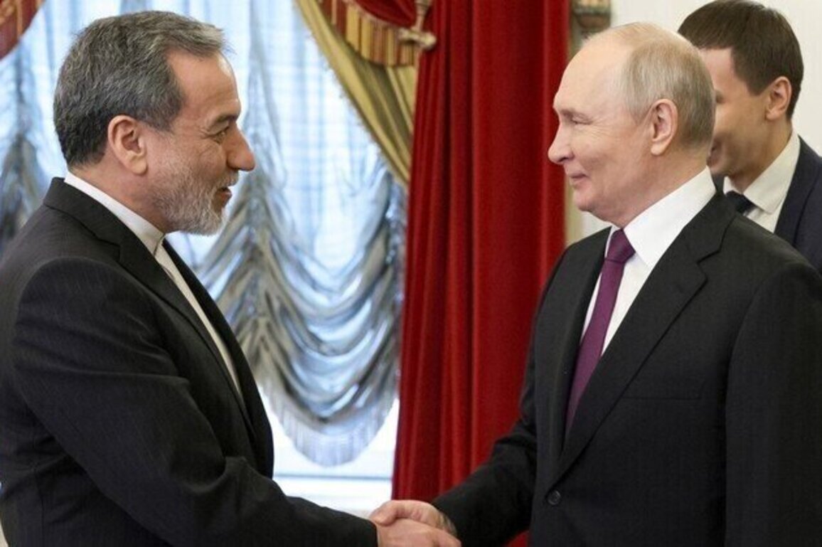 Iranian foreign minister meets with Putin in Russia