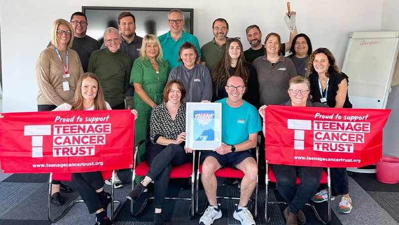 IBMG South East receives "thank you" trowel from charity