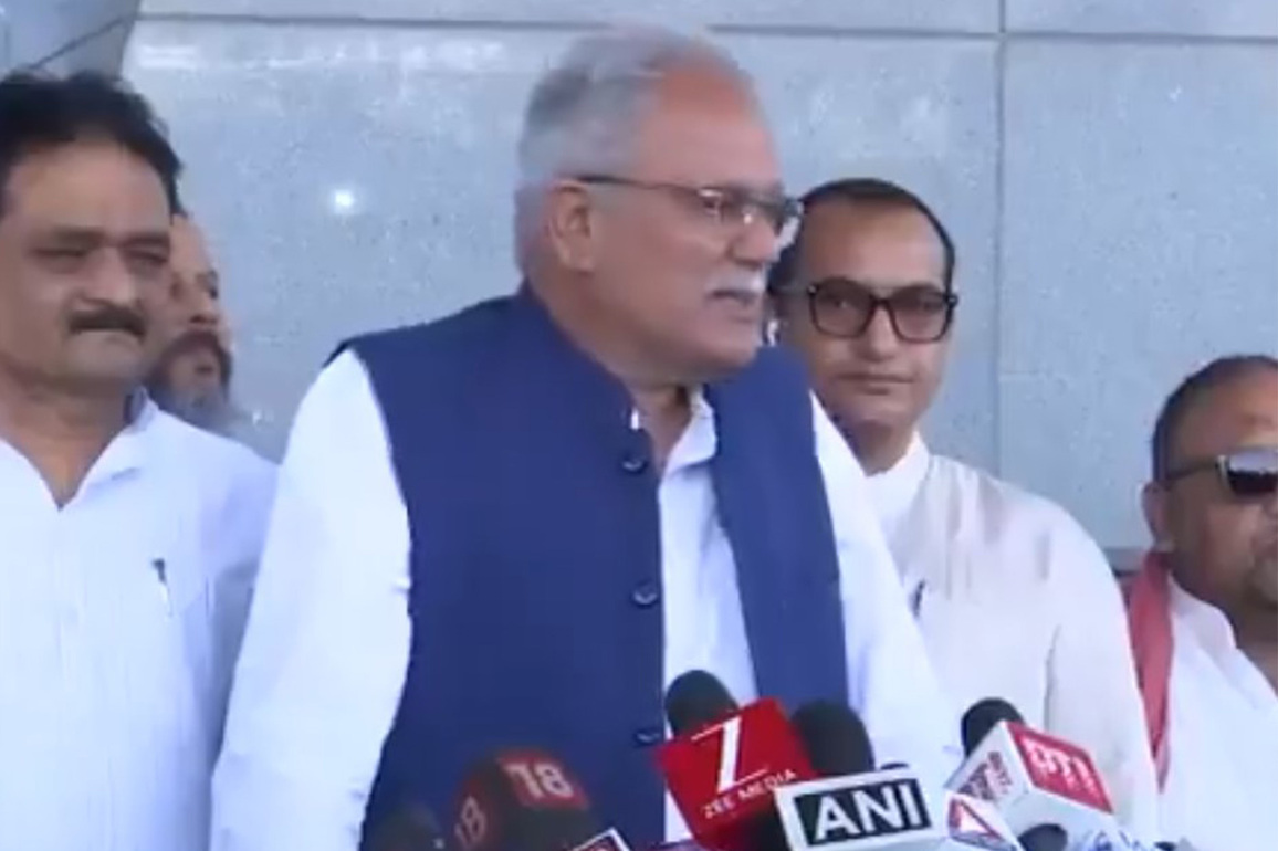 "Nitish Kumar defeated by PM Modi, Shah's move": Bhupesh Baghel on Bihar CM's Rajya Sabha move