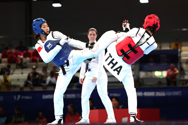 (SP)GERMANY-ESSEN-RHINE-RUHR 2025-FISU WORLD UNIVERSITY GAMES-TAEKWONDO-WOMEN'S 53KG-FINAL