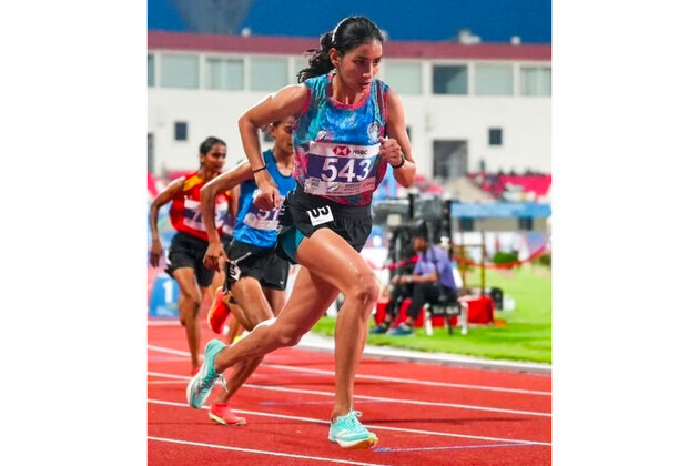 Pooja Olla strikes gold in Women's 1500m at World Athletics Continental Tour in Bhubaneswar