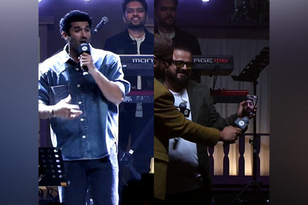 Aditya Roy Kapur sings live, Arijit Singh surprises with virtual performance at 'Metro...In Dino's album launch