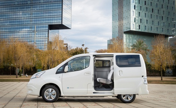 Nissan's flagship e-van, the e-NV200 | Credit: Nisaan