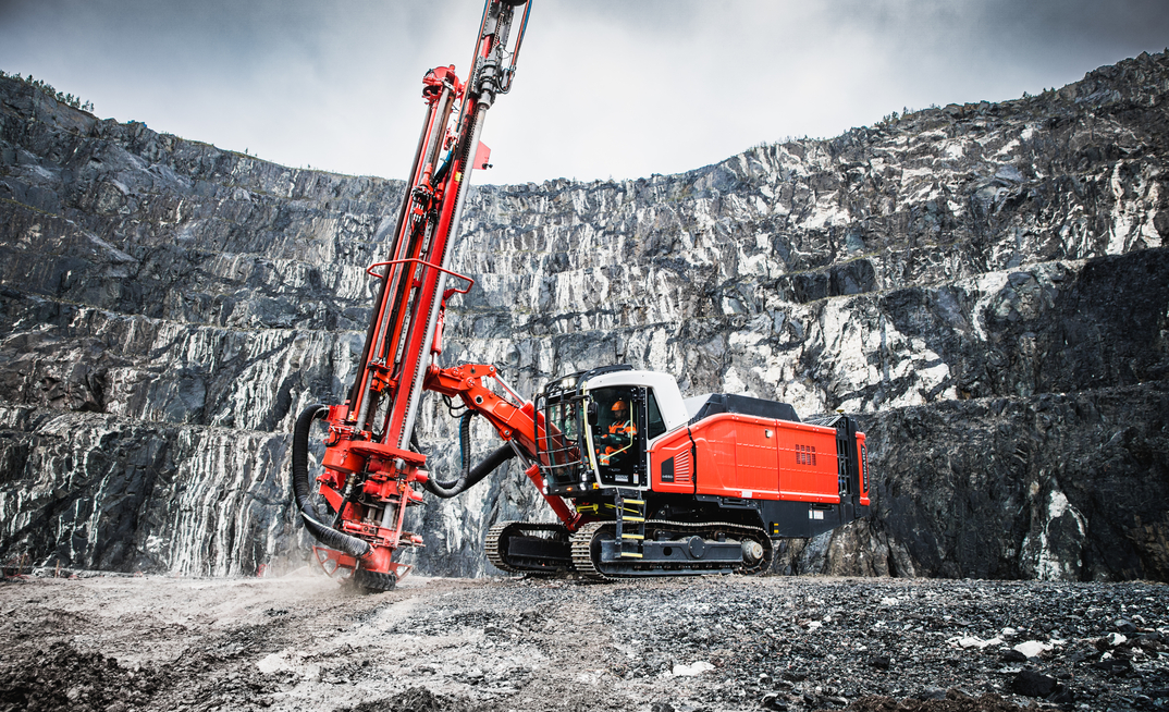 Sandvik's Leopard DI650i down-the-hole (DTH) drill rig