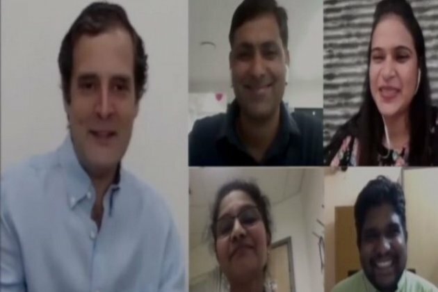 Rahul Gandhi interacts with nurses on COVID-19 crisis