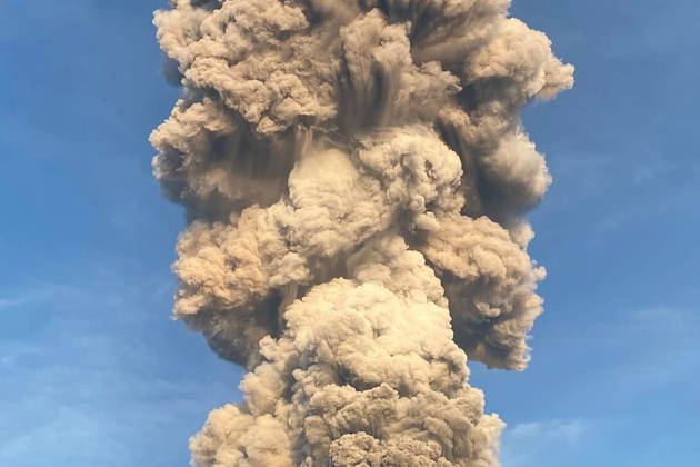 PHILIPPINES-MOUNT KANLAON-ERUPTION