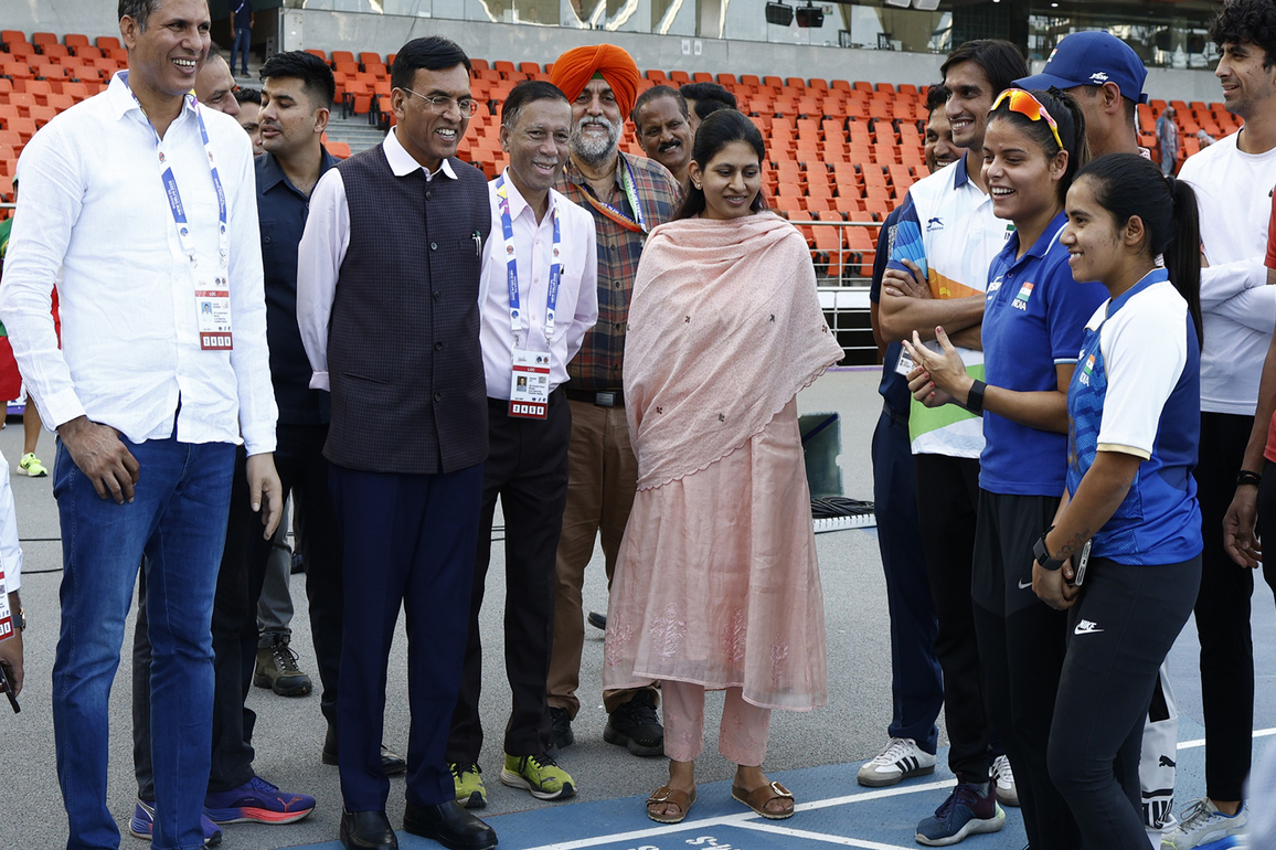 Union Sports Minister Mandaviya, MoS Khadse review final preparations for World Para Athletics C'ships