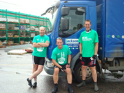 Jackson's staff cycle 520 miles in a day for charity