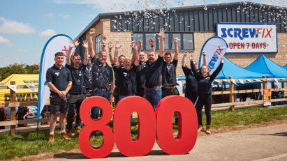 Screwfix opens 800th store
