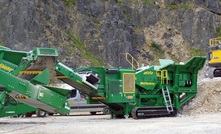 The McCloskey J45 heavy-duty jaw crusher installed with a Tier 4 Final Volvo Penta D11 engine