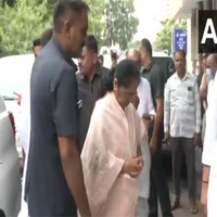 Former Gujarat CM Vijay Rupani's family arrives at hospital to receive his mortal remains
