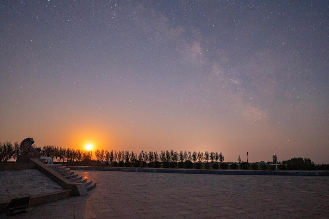 #(EcoChina) CHINA-HEILONGJIANG-MILKY WAY-MOON (CN)