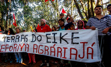  MST ocupa fazenda de Eike em São Joaquim de Bicas (MG).