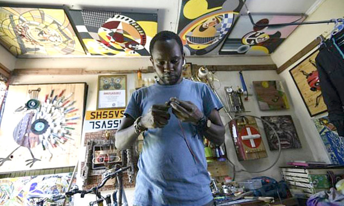 In Kenya, rubbish reborn as art In Kenya, rubbish reborn as art