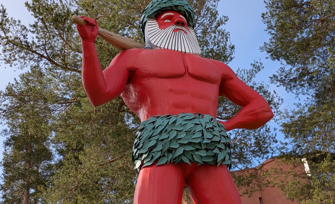 The Vildmannen of strength and resilience in Storuman, Sweden