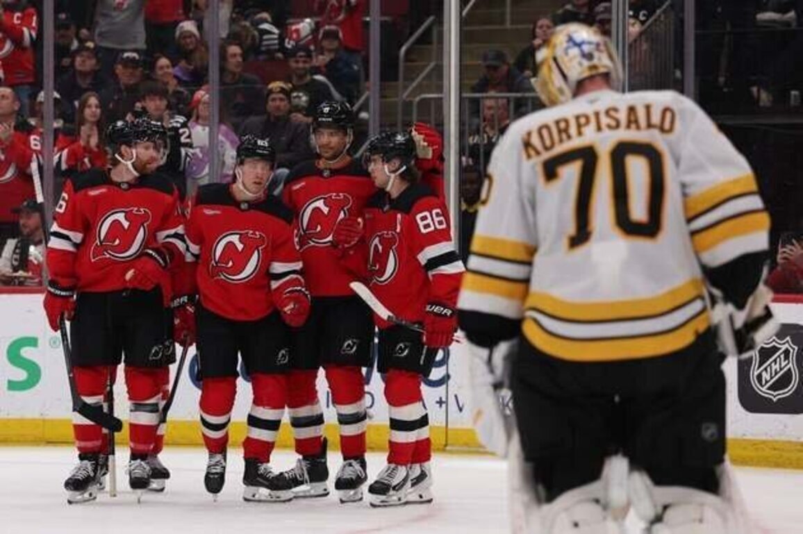 Paul Cotter, Devils edge Bruins in OT