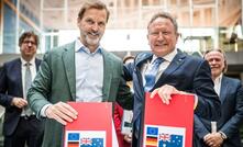  EON COO Patrick Lammers (left) and FFI chair Andrew Forrest