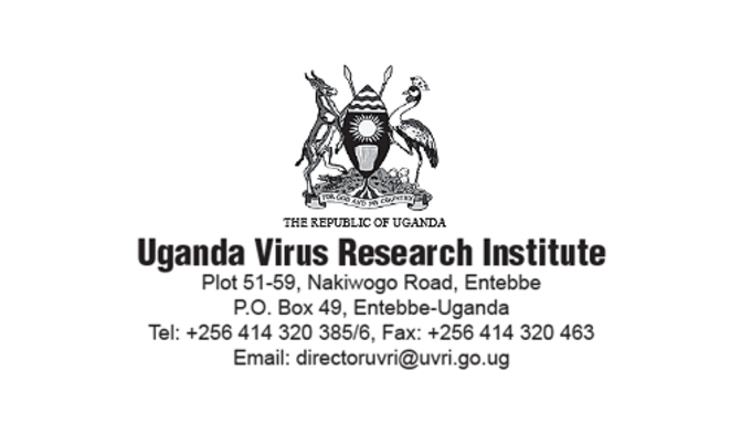 Notice from Uganda Virus Research Institute Notice from Uganda Virus Research Institute