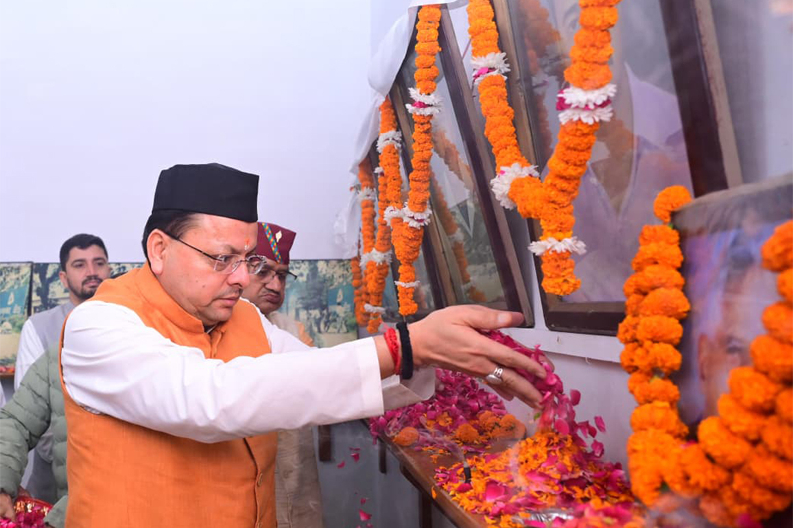 "I pay tributes to all those people who gave their present for our future": Uttrakahnd CM Dhami on 'Mussoorie Goli Kand'