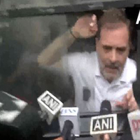 "Fight to save Constitution": Rahul Gandhi as police stops INDIA bloc leaders march to EC