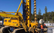  Keller overcame problem drilling through limestone to install 400 retaining wall continuous flight auger piles on a project in Perth, Australia