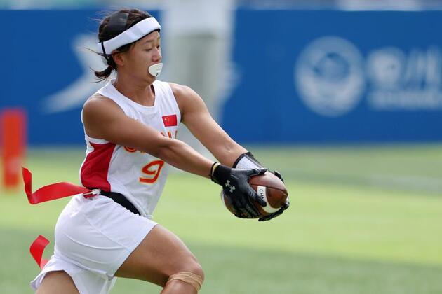 Austria edges host China in women's flag football opener at World Games