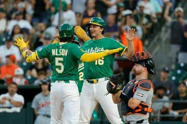 High-flying A's look to sweep Tigers