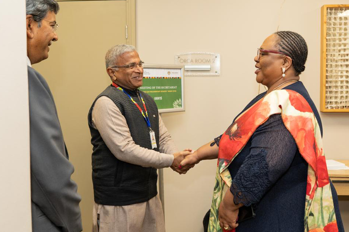 Rajya Sabha Deputy Chairman meets South Africa's National Assembly Speaker