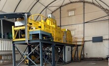 A Steinert ore sorter used in testwork for Burmeister.