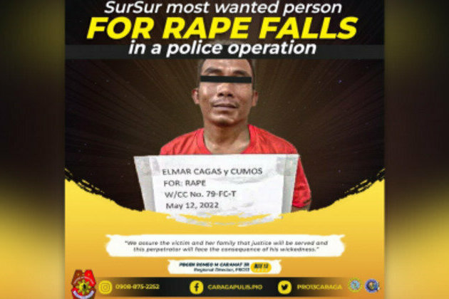 Surigao Sur's most wanted falls