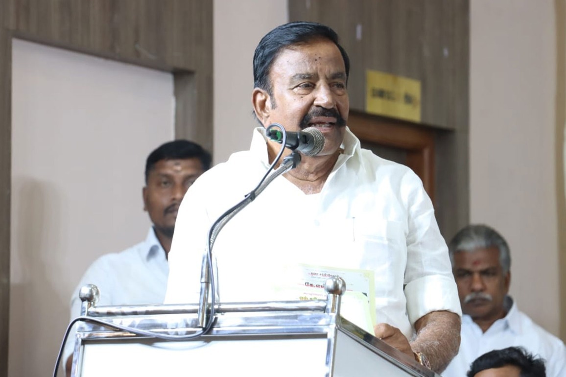 Tamil Nadu Assembly polls: KN Nehru holds roadshow, door-to-door campaign in Tiruchirappalli