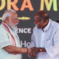 PM Modi congratulates N Rangasamy on assuming charge as Puducherry Chief Minister