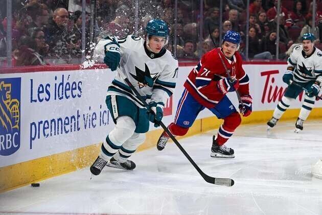 Macklin Celebrini, Sharks cool off Canadiens