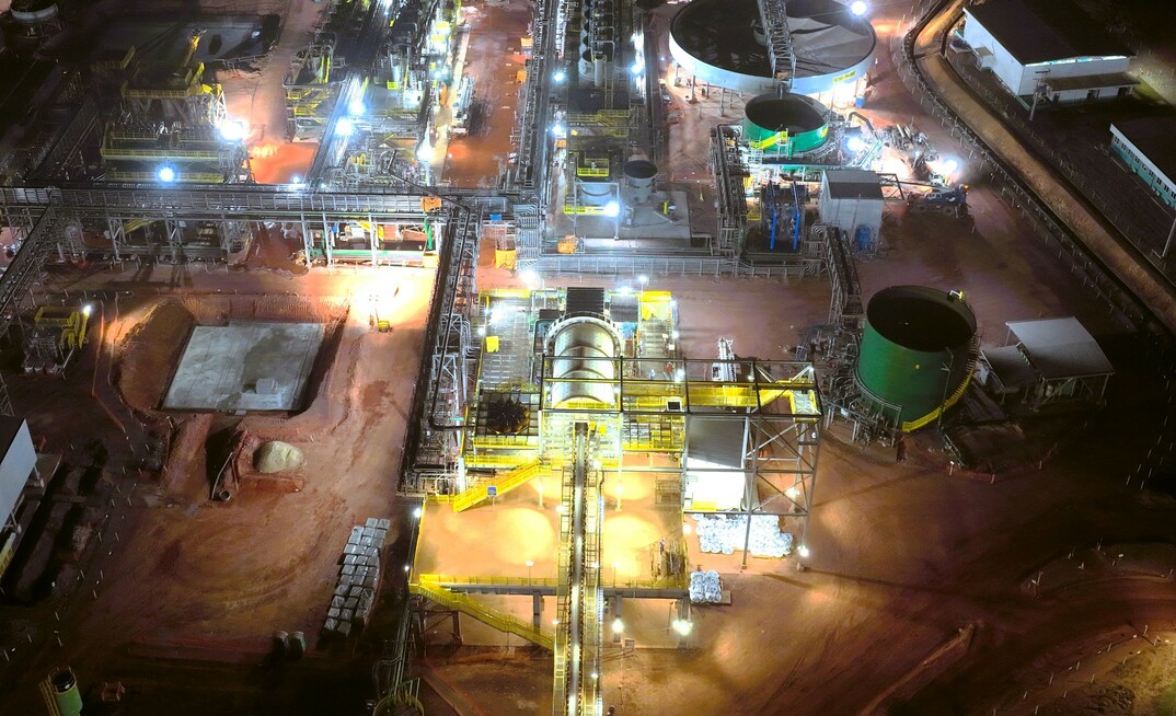 Planta processamento mina cobre Tucumã Ero Copper