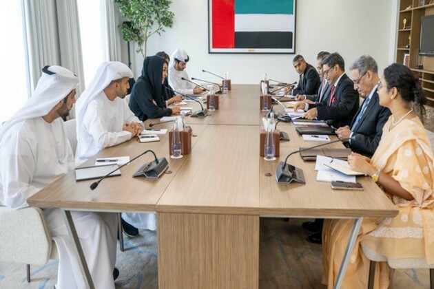 Vikram Misri meets UAE MoS for International Cooperation, HE Reem Al Hashimy