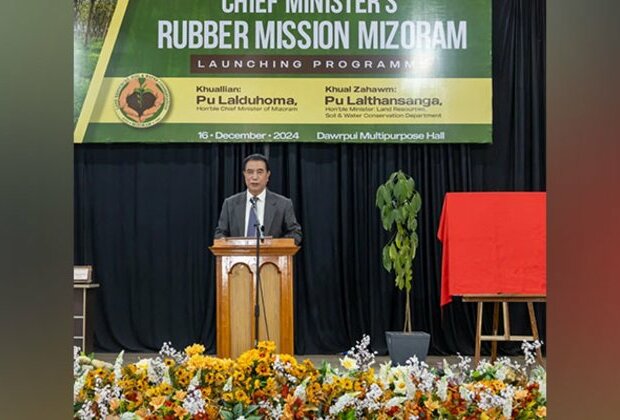 Mizoram CM Lalduhoma launches Chief Minister's Rubber Mission